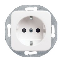 2CKA002011A2183 Розетка SCHUKO 16А 250В, с круглым суппортом, серия Reflex SI, цвет альпийский белый