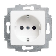 2CKA002011A2829 Розетка SCHUKO 16А 250В, c накладкой 50x50мм, , цвет альпийский белый