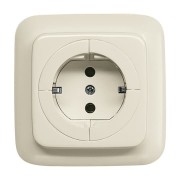 2CKA002011A3397 Розетка SCHUKO 16А 250В с механизмом освобождения вилки, серия Busch-Duro 2000 SI, цвет слоновая кость