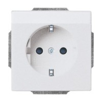 2CKA002011A3810 Розетка SCHUKO 16А 250В с полем для надписи, серия Future/Axcent/Carat/Династия, цвет серебристо-алюминиевый