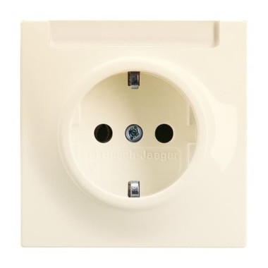 2CKA002011A3846 Розетка SCHUKO 16А 250В с полем для надписи, серия impuls, цвет слоновая кость