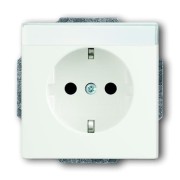 2CKA002011A3881 Розетка SCHUKO 16А 250В с полем для надписи, серия Future/Axcent/Carat/Династия, цвет белый бархат