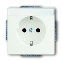 2CKA002011A3881 Розетка SCHUKO 16А 250В с полем для надписи, серия Future/Axcent/Carat/Династия, цвет белый бархат