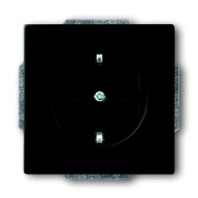 2CKA002011A6211 Розетка SCHUKO 16А 250В, серия Future/Axcent/Carat/Династия, цвет чёрный бархат