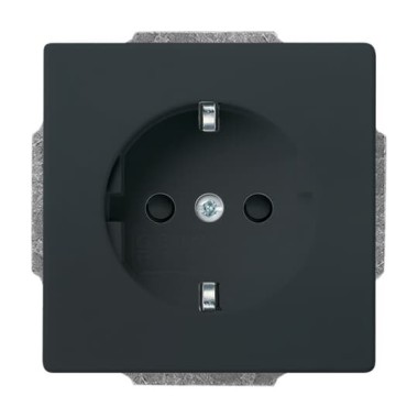 2CKA002013A5265 Розетка SCHUKO 16А 250В с защитными шторками, серия Future/Axcent/Carat/Династия, цвет антрацит