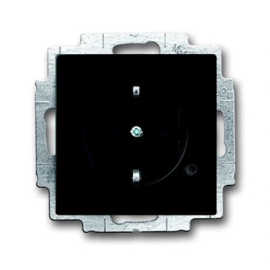 2CKA002013A5330 Розетка SCHUKO 16А 250В с защитными шторками, c индикацией LED, серия Future/Axcent/Carat/Династия, цвет чёрный бархат 2CKA002013A5330 Розетка SCHUKO 16А 250В с защитными шторками, c индикацией LED, серия Future/Axcent/Carat/Династия, цвет чёрный бархат