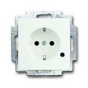2CKA002013A5336 Розетка SCHUKO 16А 250В с защитными шторками, c индикацией LED, серия Future/Axcent/Carat/Династия, цвет абелый бархат