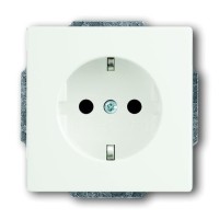 2CKA002013A5373 Розетка SCHUKO 16А 250В с защитными шторками, серия Future/Axcent/Carat/Династия, цвет белый бархат