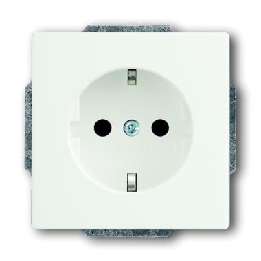 2CKA002013A5373 Розетка SCHUKO 16А 250В с защитными шторками, серия Future/Axcent/Carat/Династия, цвет белый бархат