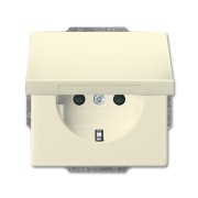 2CKA002018A1515 Розетка SCHUKO 16А 250В с крышкой, серия Династия, Латунь античная