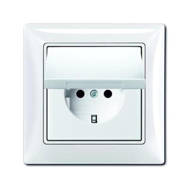 2CKA002018A1505 Розетка SCHUKO 16А 250В, IP44, в сборе, серия Basic 55, цвет альпийский белый 2CKA002018A1505 Розетка SCHUKO 16А 250В, IP44, в сборе, серия Basic 55, цвет альпийский белый