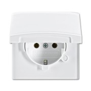 2CKA002064A0310 Розетка SCHUKO, 16А 250В, с крышкой, уплотнительное кольцо в комплекте, серия Allwetter44, IP44, цвет альпийский белый