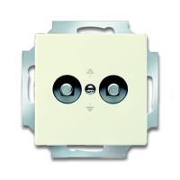 2CKA002495A0085 Розетка двойная для выравнивания потенциалов, серия Future/Axcent/Carat/Династия, цвет слоновая кость