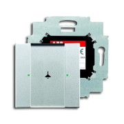 2CKA006115A0218 6125/02-83-500 Сенсор 1/2-клавишный, серебристый алюминий