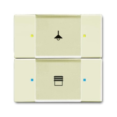 2CKA006116A0207 6126/02-82-500 Сенсор 2/4-клавишный, слоновая кость