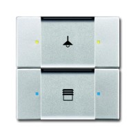 2CKA006116A0208 6126/02-83-500 Сенсор 2/4-клавишный, серебристый алюминий