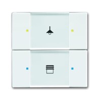 2CKA006116A0209 6126/02-84-500 Сенсор 2/4-клавишный, альпийский белый