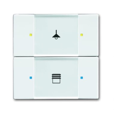 2CKA006116A0209 6126/02-84-500 Сенсор 2/4-клавишный, альпийский белый