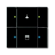 2CKA006116A0217 6126/02-885-500 Сенсор 2/4-клавишный, чёрный бархат