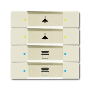 2CKA006117A0233 6127/02-82-500 Сенсор 4/8-клавишный, слоновая кость