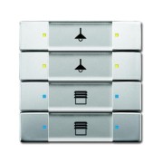 2CKA006117A0239 6127/02-866-500 Сенсор 4/8-клавишный, нержавеющая сталь