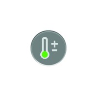 2CKA006123A0004 6123/23-500 Кнопка с символом Температура, Zenit