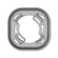 2CKA006132A0404 6131/39-183-500 Короб VDE для открытого монтажа датчика KNX/Sky, серебристый алюминий