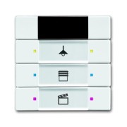 2CKA006135A0146 6129/01-84-500 Сенсор 3/6-клавишный, ИК-приёмник, альпийский белый