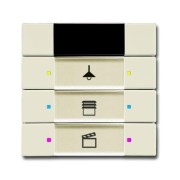 2CKA006135A0157 6129/01-82-500 Сенсор 3/6-клавишный, ИК-приёмник, слоновая кость