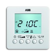 2CKA006138A0003 6138/11-84-500 Терморегулятор для фэнкойла с дисплеем, накладной монтаж, альпийский белый