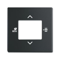 2CKA006155A0065 6109/03-885-500 Накладка на терморегулятор,чёрный бархат