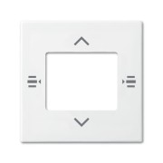 2CKA006155A0115 6108/61-866-500 Накладка для сенсора 6108/60-500, Basic 55, цвет альпийский белый