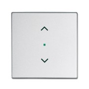 2CKA006220A0144 Клавиша одинарная, жалюзи, сер.алюм.