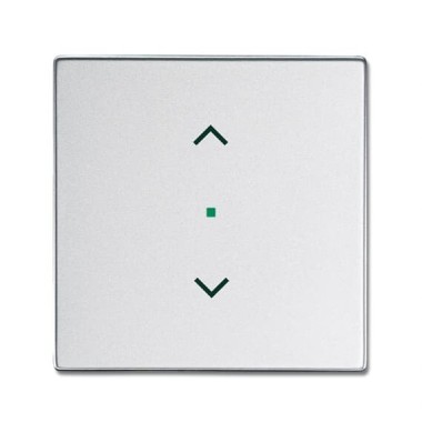 2CKA006220A0144 Клавиша одинарная, жалюзи, сер.алюм.