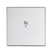 2CKA006220A0150 SRD-1-83 Клавиша одинарная free@home, светорегулятор, future, серебристый алюминий