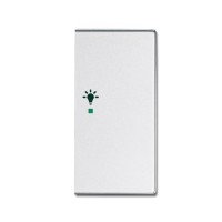 2CKA006220A0168 Клавиша дв. прав., освещен., сер.алюм.