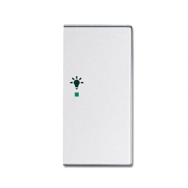 2CKA006220A0168 Клавиша дв. прав., освещен., сер.алюм.