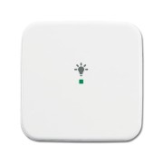 2CKA006220A0185 Клавиша одинарная, освещение, альп.