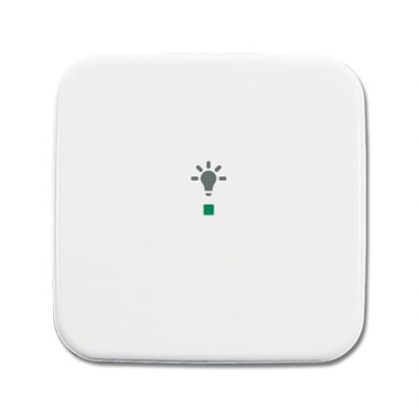 2CKA006220A0185 Клавиша одинарная, освещение, альп.