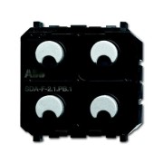 2CKA006220A0236 SDA-F-2.1.PB.1 Сенсор 2-клавишный/светорегулятор 1-канальный free@home, Zenit
