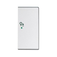 2CKA006220A0259 SRD-2-R-83 Клавиша двойная правая free@home, светорегулятор, future, серебристый алюминий