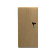 2CKA006220A0377 SRL-2-L-840 Клавиша двойная левая free@home, освещение, Династия, латунь античная