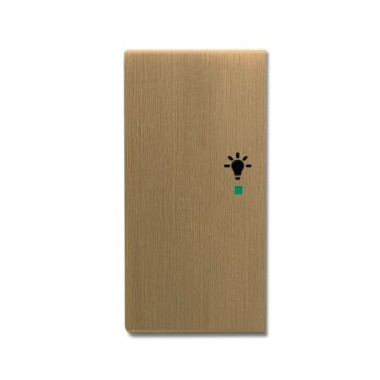 2CKA006220A0377 SRL-2-L-840 Клавиша двойная левая free@home, освещение, Династия, латунь античная