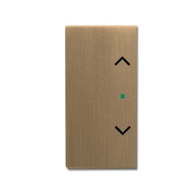 2CKA006220A0378 SRB-2-840 Клавиша двойная free@home, жалюзи, Династия, латунь античная