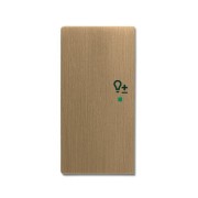 2CKA006220A0380 SRD-2-L-840 Клавиша двойная левая free@home, светорегулятор, Династия, латунь античная