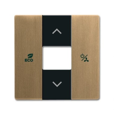 2CKA006220A0384 CP-RTC-840 Накладка терморегулятора free@home, Династия, латунь античная