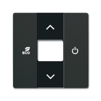 2CKA006220A0631 Накладка терморегулятора free@home, future, цвет чёрный бархат