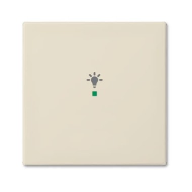 2CKA006220A0636 SRL-1-92 Клавиша одинарная free@home, освещение, Basic 55, цвет слоновая кость