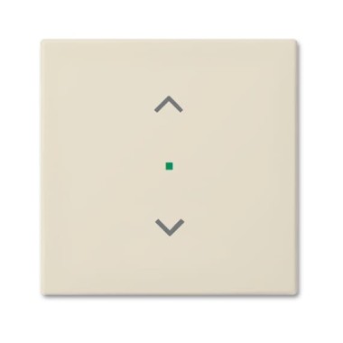 2CKA006220A0637 SRB-1-92 Клавиша одинарная free@home, жалюзи, Basic 55, цвет слоновая кость