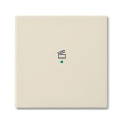 2CKA006220A0638 SRS-1-92 Клавиша одинарная free@home, сцена, Basic 55, цвет слоновая кость